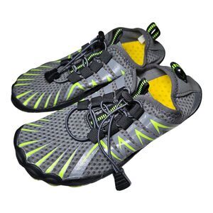 New Ergonomic Barefoot Shoes Unisex EU 36 Wide Toe Box Lightweight Green Gray